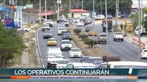 Autoridades del tránsito continuarán con los operativos en diversas calles durante Semana Santa