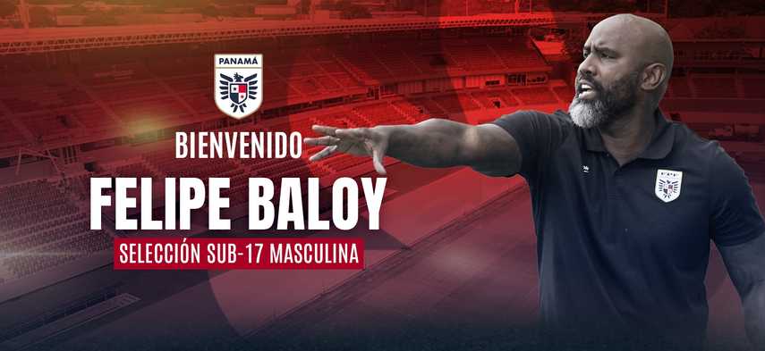 Felipe Baloy es nombrado nuevo entrenador de la Selección Sub-17 de Panamá.