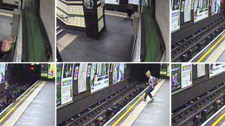 Bebé cae a rieles del Metro de Londres