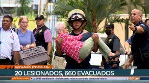 Personas heridas y considerables daños materiales tras explosión en edificio de Obarrio
