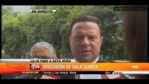 Vicepresidente pide a Martinelli detenga el proyecto de Sala V