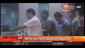 Autoridades buscan corregir fallas en el servicio de los Metro bus