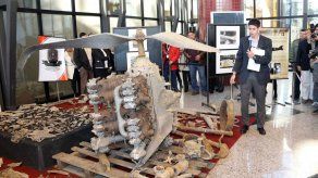 Exhiben en Congreso restos de avión hallado 82 años después de Guerra del Chaco
