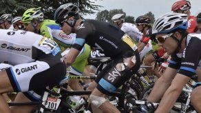 Caída de Froome en 4ta etapa