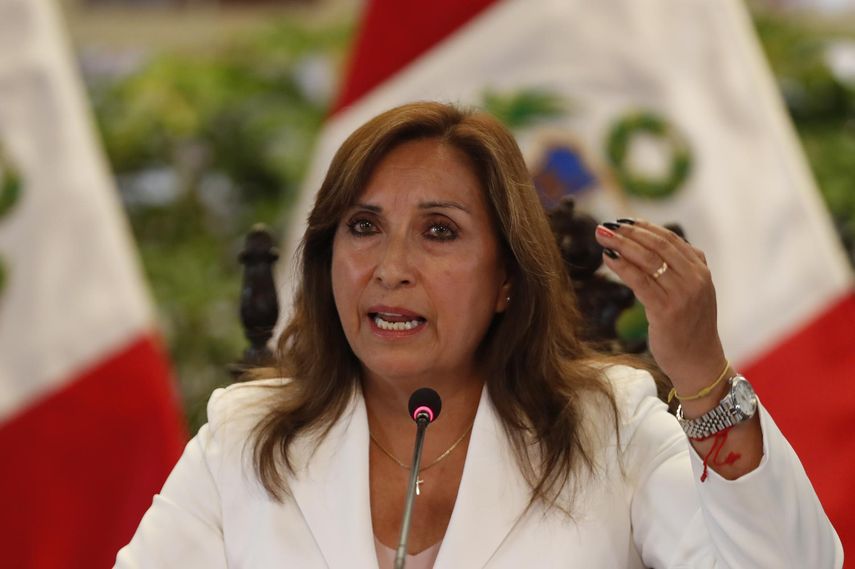 La presidenta de Perú