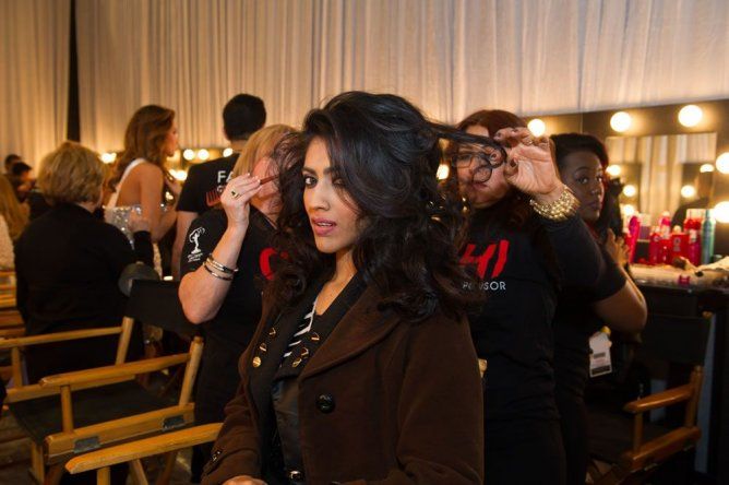 Backstage del show preliminar del Miss Univeso 2015