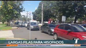 Largas filas para hisopado en Estadio Emilio Royo