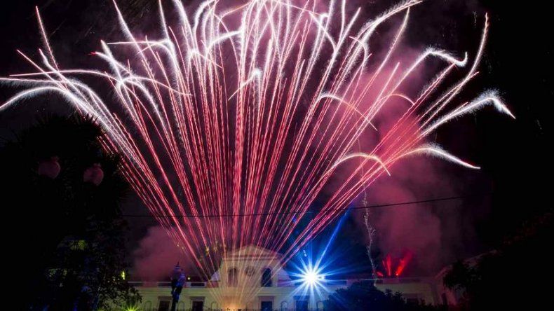 Festejo de independencia en Ecuador