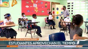 Estudiantes de la Escuela Bonga Centro aprovechan el tiempo de aprendizaje