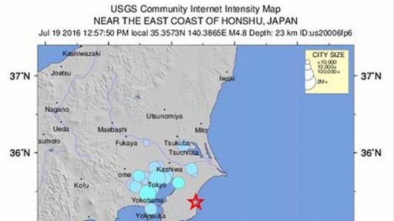 Nuevo sismo en Tokio, el tercero en cuatro días