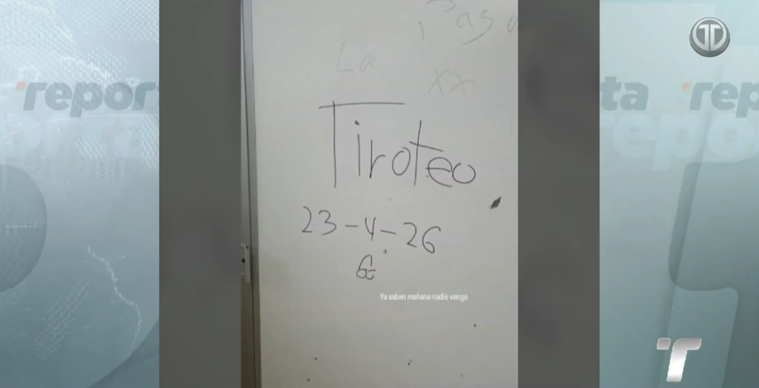 Escuela Guillermo Endara suspende clases por mensajes de amenaza en baños
