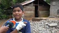 Niño relata cómo salvó a su hermano durante el terremoto Niño relata cómo salvó a su hermano durante el terremoto
