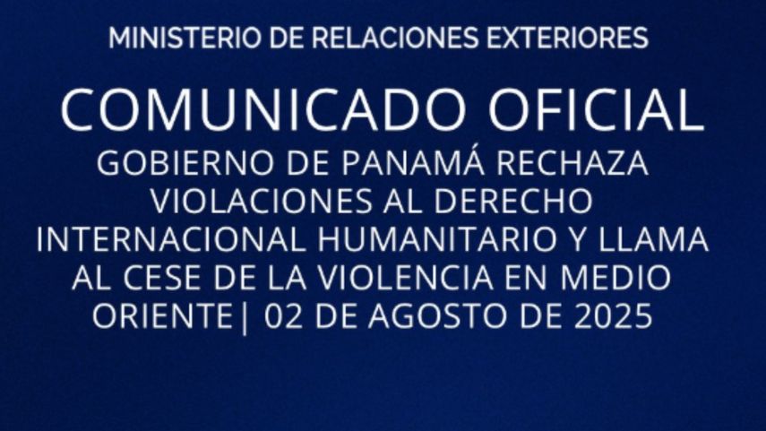 Comunicado de la Cancillería de la República ante las situaciones en Medio Oriente.