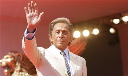 Valentino en su propia alfombra roja