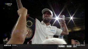 Anselmo Chemito Moreno tras obtener su triunfo frente a Antonio Tostado.