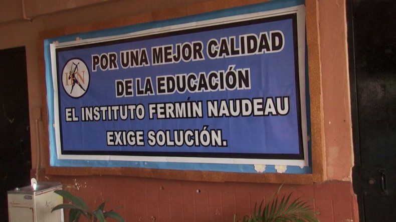 Suspenden clases en el Fermín Naudeau por malas condiciones del plantel