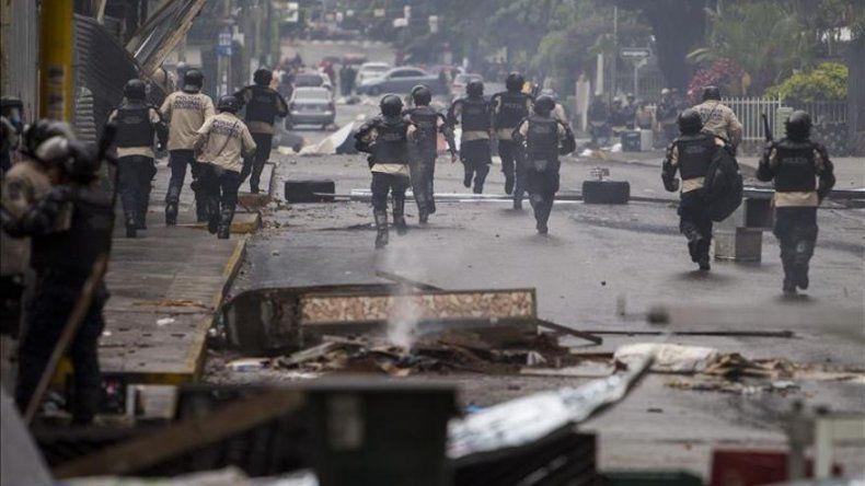 Unos 80 detenidos en protesta opositora en Caracas