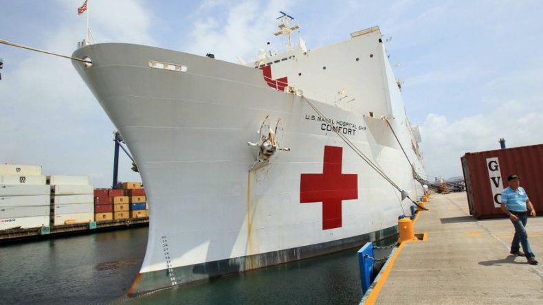 Barco hospital de EEUU que estuvo en Irak asiste a Latinoamérica
