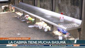 Acumulación de basura en parada en La Cabima preocupa a usuarios