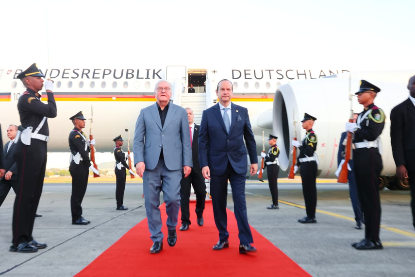 Presidente de Alemania llega a Panamá