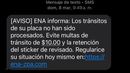 ENA, ATTT y Sertracen advierten sobre estafa ENA, ATTT y Sertracen advierten sobre estafa