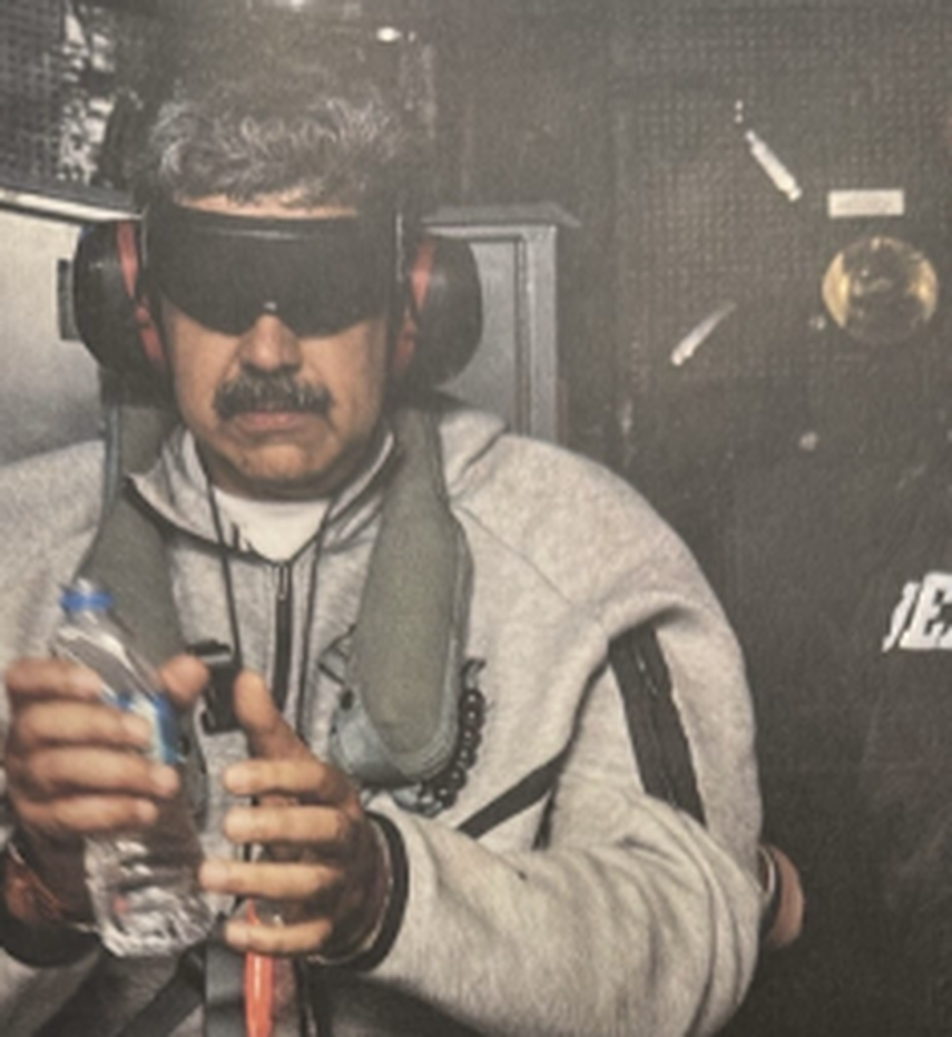 Nicolás Maduro capturado el sábado 3 de enero de 2026. Nicolás Maduro capturado el sábado 3 de enero de 2026.