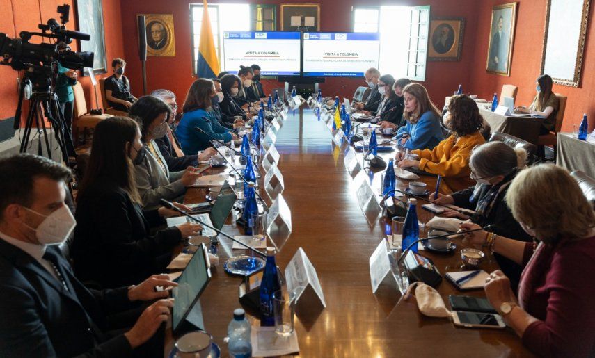 El primer encuentro de la CIDH fue hoy