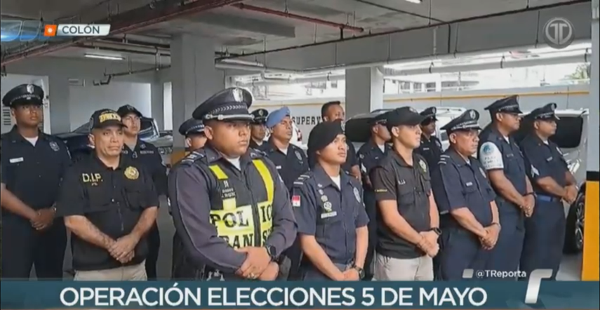 Operaciones de la Policía el 5 de mayo por las elecciones en Panamá 2024