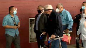 Llegada del expresidente de Panamá, Ricardo Martinelli al SPA para cuarto día de juicio oral por el Caso Pinchazos.