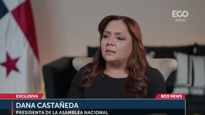 Presidenta de la Asamblea Nacional, Dana Castañeda.