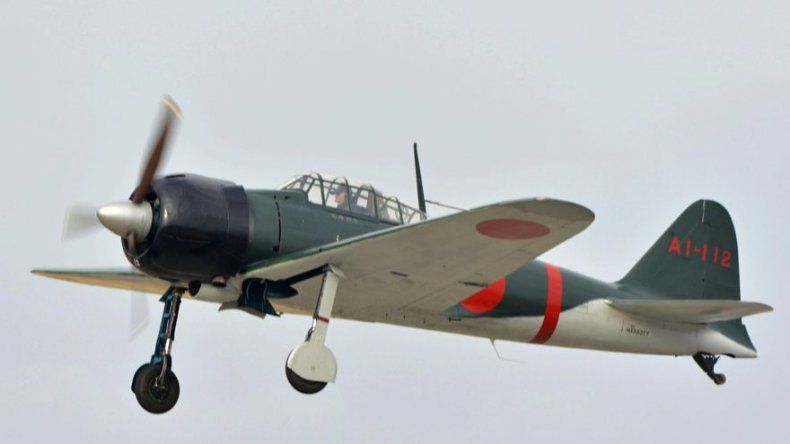 Japón: El avión Zero vuela por primera vez desde la guerra