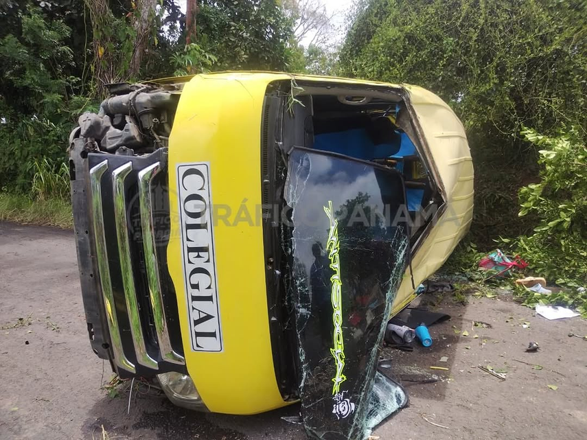 Reportan accidente de tránsito en el Caimito de Capira.