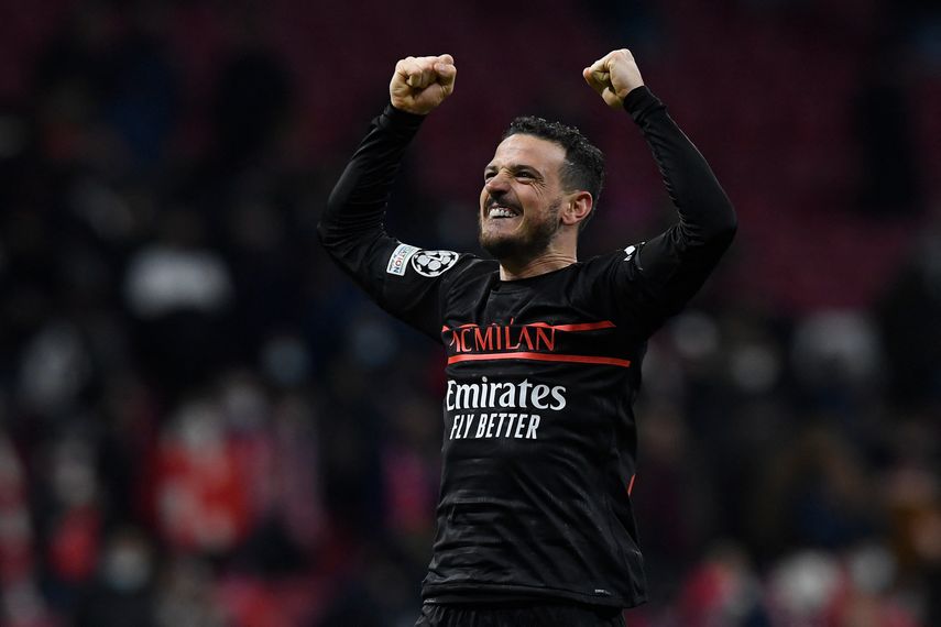 Champions League: El Milan venció de visita al Atlético de Madrid