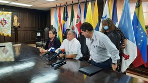El arzobispo de Panamá, monseñor José Domingo Ulloa, habló en conferencia de prensa.