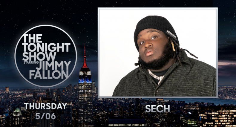 Sech está listo para aparecer esta noche en The Tonight Show Starring Jimmy Fallon.