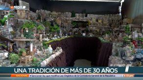 Familia en Penonomé mantiene la tradición de confeccionar enorme nacimiento