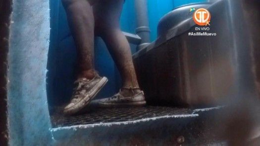Cámara indiscreta en un baño de Las Tablas
