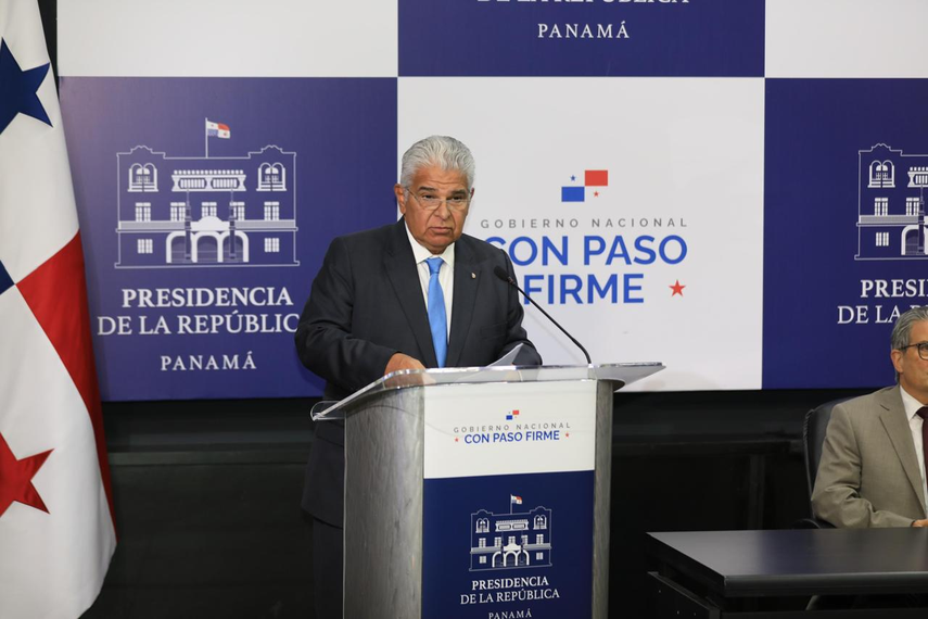 Presidente José Raúl Mulino.