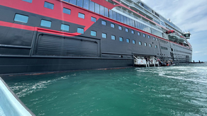 Crucero de bandera noruega llega a la Isla Cébaco, en la provincia de Veraguas.