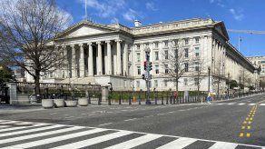 Fachada del Departamento del Tesoro, que administra el programa de sanciones conocido como Lista Clinton.