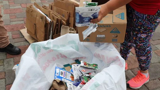 Jornada de reciclaje en Pueblo Nuevo