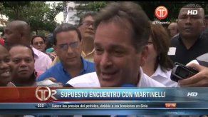 No hubo acuerdo ni reunión con Martinelli