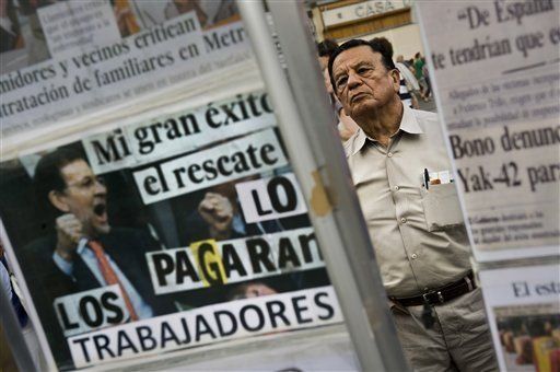 España: rescate europeo a bancos alcanzaría 78.000 millones