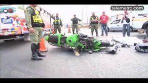 Motorizado fallece al colisionar con bus en La Chorrera