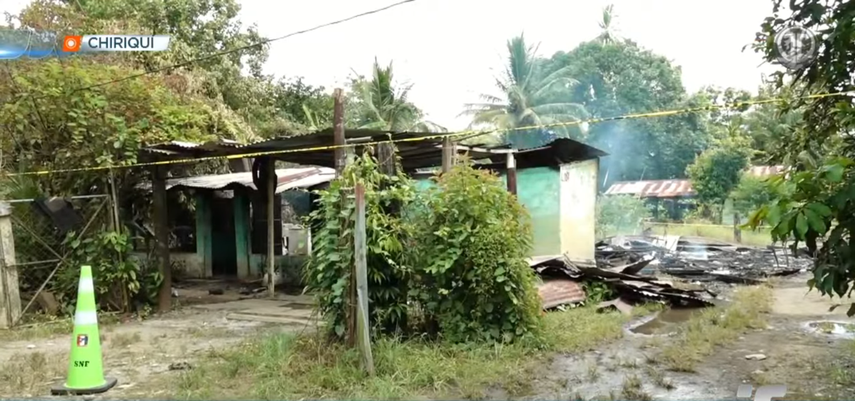 Muere adulto mayor tras incendiarse su residencia en Chiriquí