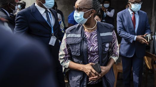 La directora de la oficina regional de la OMS, la doctora Matshidiso Moeti.