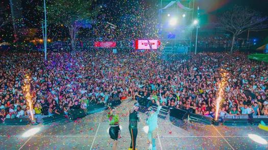 Alcalde Mayer Mizrachi durante el Festival Carnavalísitco 2026. Alcalde Mayer Mizrachi durante el Festival Carnavalísitco 2026.