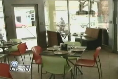 Roban en el restaurante Tamburelli de David