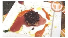 Bacalao con cebolla caramelizada