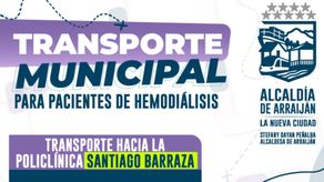Alcaldía de Arraiján ofrece transporte gratuito para pacientes de hemodiálisis.